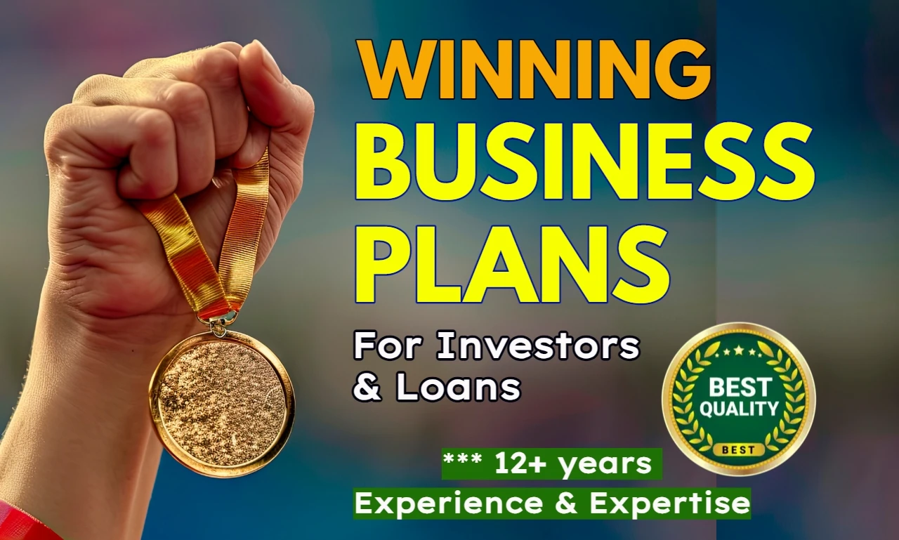 I will prepare an investor ready business plan for startups, sba business plan